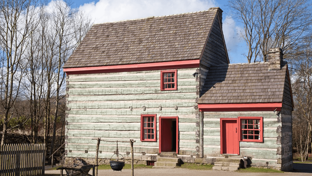 Pennsylvania Log Farmhouse